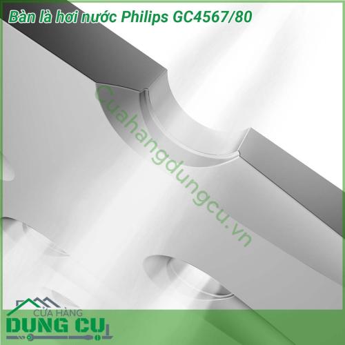 Bàn là hơi nước Philips GC4567 80 là một chiếc bàn là chất lượng có công suất hoạt động lớn Với công suất lên đến 2600W  có thể làm nóng nhanh hiệu suất mạnh làm cho việc ủi đồ được thực hiện và hoàn tất nhanh chóng tiết kiệm thời gian và điện năng