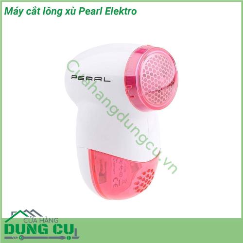 Máy cắt lông xù Pearl Elektro thiết kế nhỏ gọn dễ sử dụng dễ cầm nắm an toàn Bề mặt lưỡi rộng nên vùng cắt rộng để loại bỏ các nốt sần của tất cả các loại vải Chất liệu nhựa giúp trọng lượng nhẹ mang theo khắp mọi nơi dễ dàng