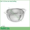 Set 3 rổ inox cao cấp Zwilling gồm 3 chiếc làm bằng thép không gỉ 18 10 phù hợp dùng để rửa trái cây rau quả rây lọc các sợi mì ống khoai tây Lý tưởng để rửa trái cây và rau quả làm ráo mì ống thực phẩm nấu chín và hơn thế nữa Chiếc rổ bằng thép không gỉ bền và chắc chắn sẽ là vật bổ sung hữu ích và phong cách trong nhà bếp của bạn