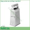 Dụng cụ bào rau củ đứng 4 mặt Wmf giúp bạn có thể bào và nạo trái cây rau củ và nhiều loại thực phẩm khác như gừng các loại hạt sô cô la một cách nhanh chóng và ít tốn công sức Dụng cụ nạo hình vuông với 4 bề mặt nạo có kích thước và kiểu nạo khác nhau được sử dụng linh hoạt đa năng là dụng cụ nạo hoàn hảo trong nhà bếp của bạn Lý tưởng để nạo thái bào dưa chuột cà rốt gừng táo các loại hạt nhục đậu khấu sô cô la chanh và vỏ cam…