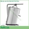 Máy ép cam cần đẩy Wmf Profi Plus được chế tác với chất liệu thép không gỉ 18 10 inox cao cấp vốn được sử dụng trong các thiết bị y tế với đặc tính không bị oxy hoá “trơ” khi tiếp xúc ở nhiệt độ cao khả năng chống trầy xước và móp méo do va đập bề mặt sáng bóng độ bền cao dễ chùi rửa Máy thiết kế cần đẩy không bẩn tay ko mất sức cổ ép hiện đại vắt kiệt bã