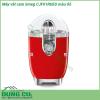 Máy vắt cam Smeg CJF01RDEU màu đỏ sử dụng động cơ 70W bật tắt tự động tích hợp sẵn Có khả năng chống thấm bởi làm từ thép không gỉ chặn dòng chảy và giúp ngăn chặn tình trạng nhỏ nước không đáng có An toàn cho sức khỏe người dùng bởi bát đựng nước thành phẩm làm bằng chất liệu Tritan chống ăn mòn không độc hại