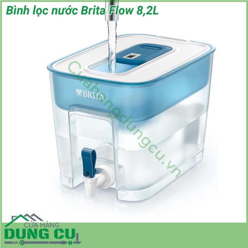 Bình lọc nước Brita Flow 8 2L thiết kế gọn nhẹ nên dễ dàng di chuyển bất cứ nơi đâu trong nhà có thể cho vào tủ lạnh hoặc ngăn tủ cũng có thể mang theo khi đi du lịch… Vỏ bình lọc được làm bằng nhựa cao cấp không chứa BPA không gây ra bất kì phản ứng đáng lo ngại nào cho sức khỏe đảm bảo an toàn cho người sử dụng