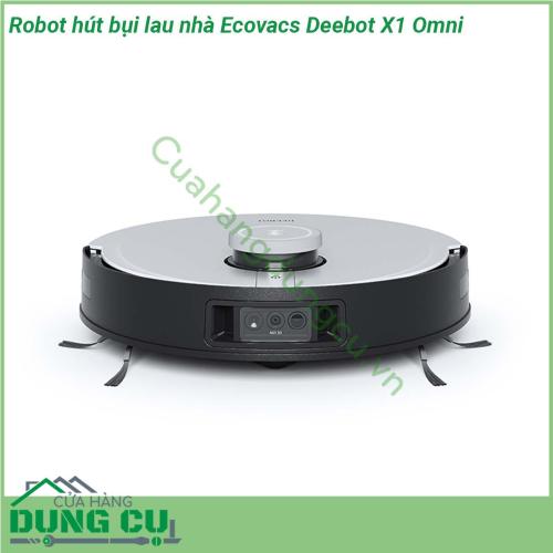 Robot hút bụi lau nhà Ecovacs Deebot X1 Omni sẽ làm bạn bất ngờ bởi hàng loạt tính năng ưu việt khả năng dọn dẹp từ A tới Z khiến bạn nghỉ ngơi xơi nước cả ngày không phải động tay chân mà vẫn có không gian sạch sẽ thoáng mát  