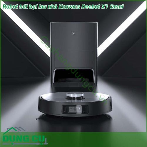 Robot hút bụi lau nhà Ecovacs Deebot X1 Omni sẽ làm bạn bất ngờ bởi hàng loạt tính năng ưu việt khả năng dọn dẹp từ A tới Z khiến bạn nghỉ ngơi xơi nước cả ngày không phải động tay chân mà vẫn có không gian sạch sẽ thoáng mát  