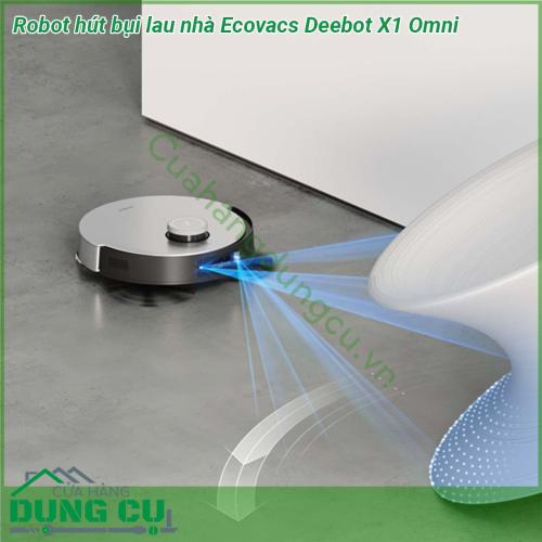 Robot hút bụi lau nhà Ecovacs Deebot X1 Omni sẽ làm bạn bất ngờ bởi hàng loạt tính năng ưu việt khả năng dọn dẹp từ A tới Z khiến bạn nghỉ ngơi xơi nước cả ngày không phải động tay chân mà vẫn có không gian sạch sẽ thoáng mát  