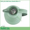 Bình giữ nhiệt Emsa Samba Wave 1L có bề mặt thiết kế dạng sóng rất hiện đại  Lớp vỏ với chất liệu cao cấp có độ chắc chắn cao  Chất liệu lớp vỏ được làm bằng nhựa PP cao cấp và bền bỉ hơn Thiết kế và sản xuất hoàn thiện đến mức bình có khả năng chống rò rỉ tới 100 Đặc biệt có khả năng giữ ấm 12 giờ và giữ lạnh lên đến 24 giờ