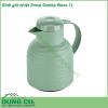 Bình giữ nhiệt Emsa Samba Wave 1L có bề mặt thiết kế dạng sóng rất hiện đại  Lớp vỏ với chất liệu cao cấp có độ chắc chắn cao  Chất liệu lớp vỏ được làm bằng nhựa PP cao cấp và bền bỉ hơn Thiết kế và sản xuất hoàn thiện đến mức bình có khả năng chống rò rỉ tới 100 Đặc biệt có khả năng giữ ấm 12 giờ và giữ lạnh lên đến 24 giờ