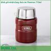 Bình giữ nhiệt đựng thức ăn Thermos 710ml với thiết kế nhỏ gọn kiểu dáng sang trọng  thiết kế an toàn bên trong và bên ngoài bình được chế tạo hoàn toàn bằng thép không gỉ chống trầy xước cho độ bền cao khi sử dụng hàng ngày Bình giữ nhiệt đựng thức ăn Thermos sẽ là người bạn đồng hành không thể thiếu của bạn cho mỗi chuyến đi du lịch công ty hay đến trường học   