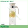 Bình nước Hario 1400ml được làm bằng thủy tinh thổi thủ công Kiểu dáng sản phẩm quý phái chất lượng đến từng chi tiết Do đó đây sẽ làm sản phẩm “tô đậm” nên sự tinh tế và sang trọng của phòng bếp