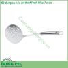 Bộ dụng cụ nấu ăn Wmf Profi Plus 7 món làm bằng thép không gỉ Cromargan 18 10 hoàn thiện một phần mờ Không rỉ sét an toàn cho máy rửa chén ổn định về kích thước vệ sinh chống axit và không thể phá hủy Silicone chất lượng cao  Bộ dụng cụ nấu ăn 7 món nằm trong dòng Profi Plus của WMF chắc chắn sẽ làm hài lòng cả những bà nội trợ khó tính nhất