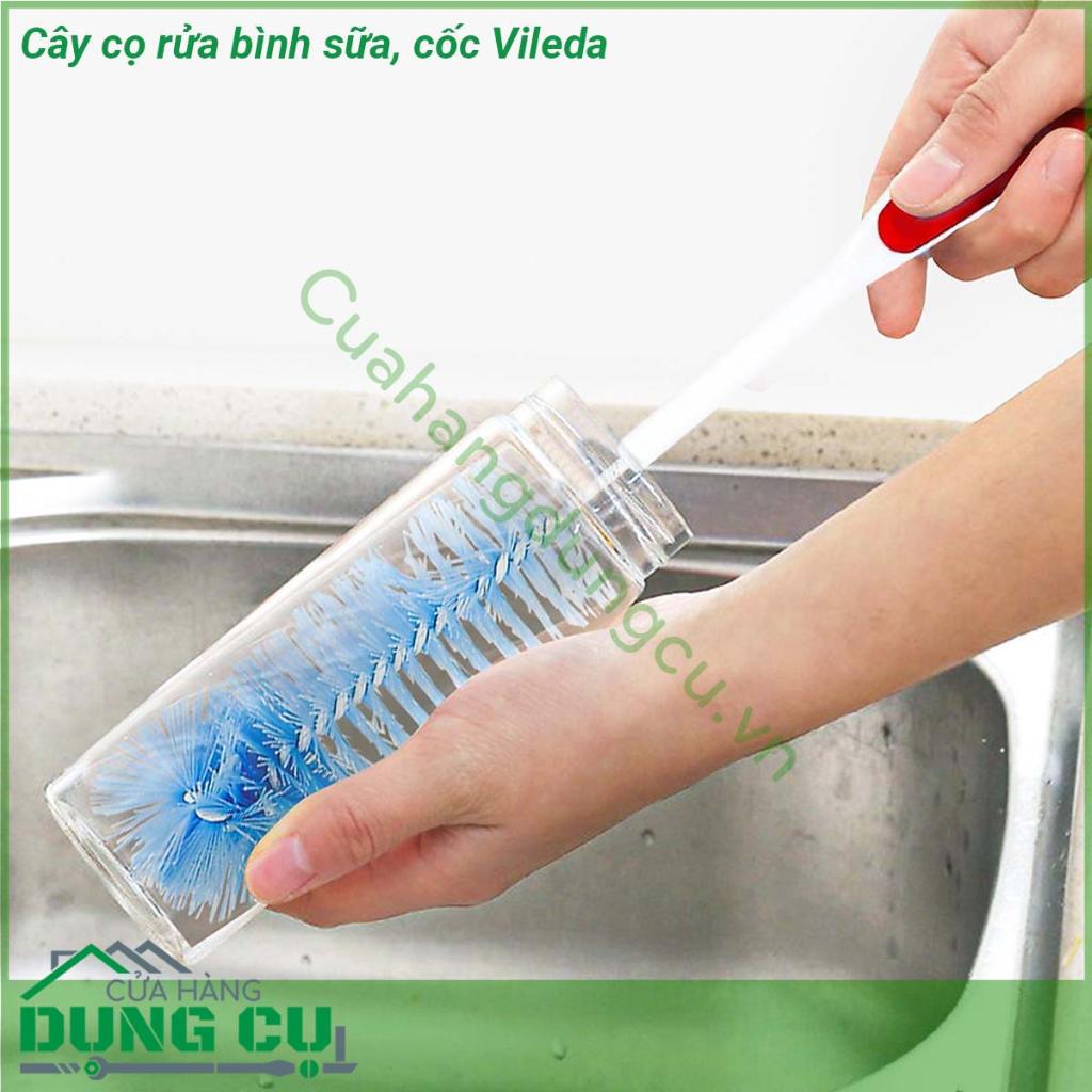 Cây cọ rửa bình sữa cốc Vileda