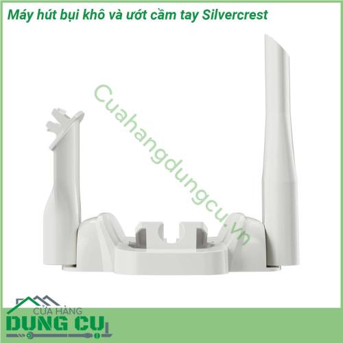 Máy hút bụi khô và ướt cầm tay Silvercrest nhỏ gọn rất tiện lợi và cần thiết để làm sạch các vụn rác trên bàn ghế sofa các ngóc ngách trong nhà hay làm sạch ô tô với dung tích ngăn chứa lên đến 400ml Ngoài ra máy còn hút được cả chất lỏng với dung tích ngăn chứa 150ml  Một công cụ hữu ích và rất đẹp sang trọng với màu trắng phù hợp sử dụng hút bụi sopha ghế ô tô đệm nằm hút các ngóc ngách sâu khó để quét nhà