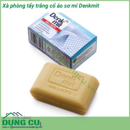 Xà phòng tẩy trắng cổ áo sơ mi Denkmit là sản phẩm chuyên dụng để tẩy trắng áo sơ mi giúp dễ dàng đánh bay các vết bẩn “cứng đầu” ở cổ áo cổ tay áo hay phần nách “hô biến” chiếc áo sơ mi của bạn trắng sạch như mới