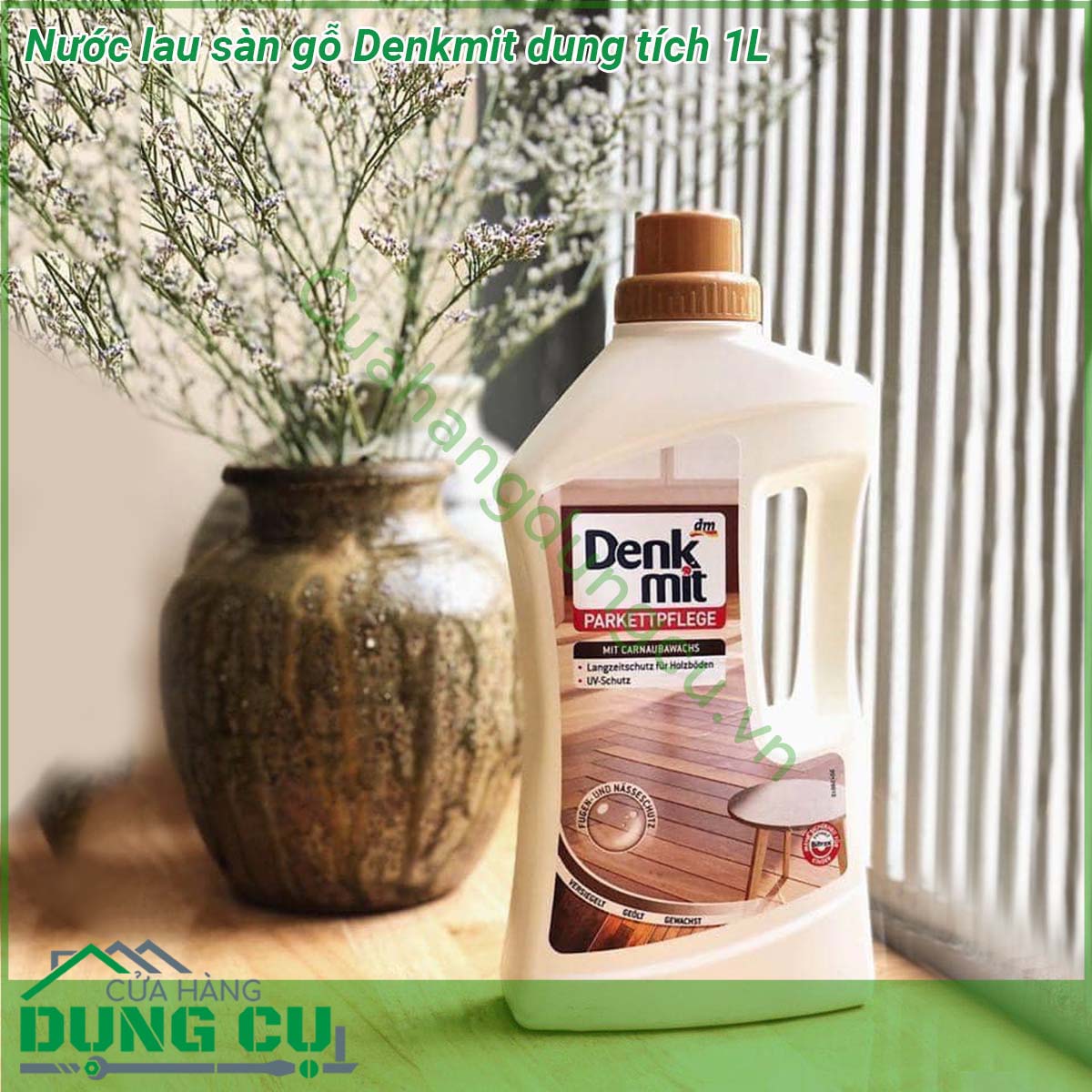 Nước lau sàn gỗ Denkmit dung tích 1L