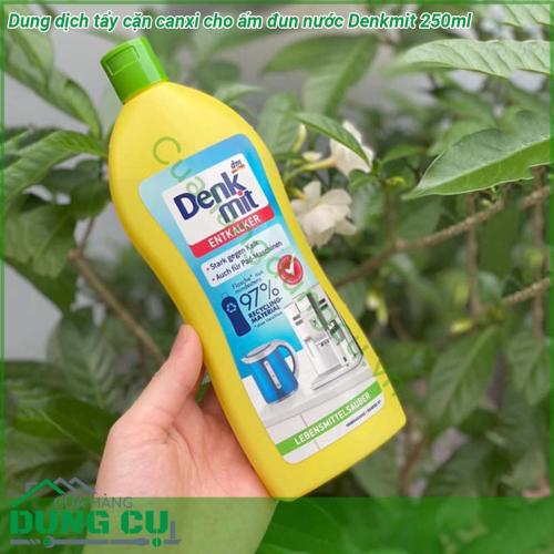 Dung dịch tẩy cặn canxi cho ấm đun nước Denkmit 250ml - Trợ thủ đắc lực sẽ giúp bạn khử cặn trả lại cho ấm hoạt động một cách hoàn hảo sạch sẽ không gây hại cho sức khỏe không làm trầy xước bề mặt ấm