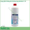 Dung dịch thông cống Denkmit 1 lít nhẹ nhàng loại bỏ tác nhân cứng đầu gây tắc nghẽn ống bởi tóc dầu mỡ hoặc xà phòng Công thức mang lại tác dụng hiệu quả cao đồng thời giúp loại bỏ mùi khó chịu Sản phẩm phù hợp với tất cả các loại đường ống phổ biến Kết quả đem lại đường ống được vệ sinh sạch sẽ