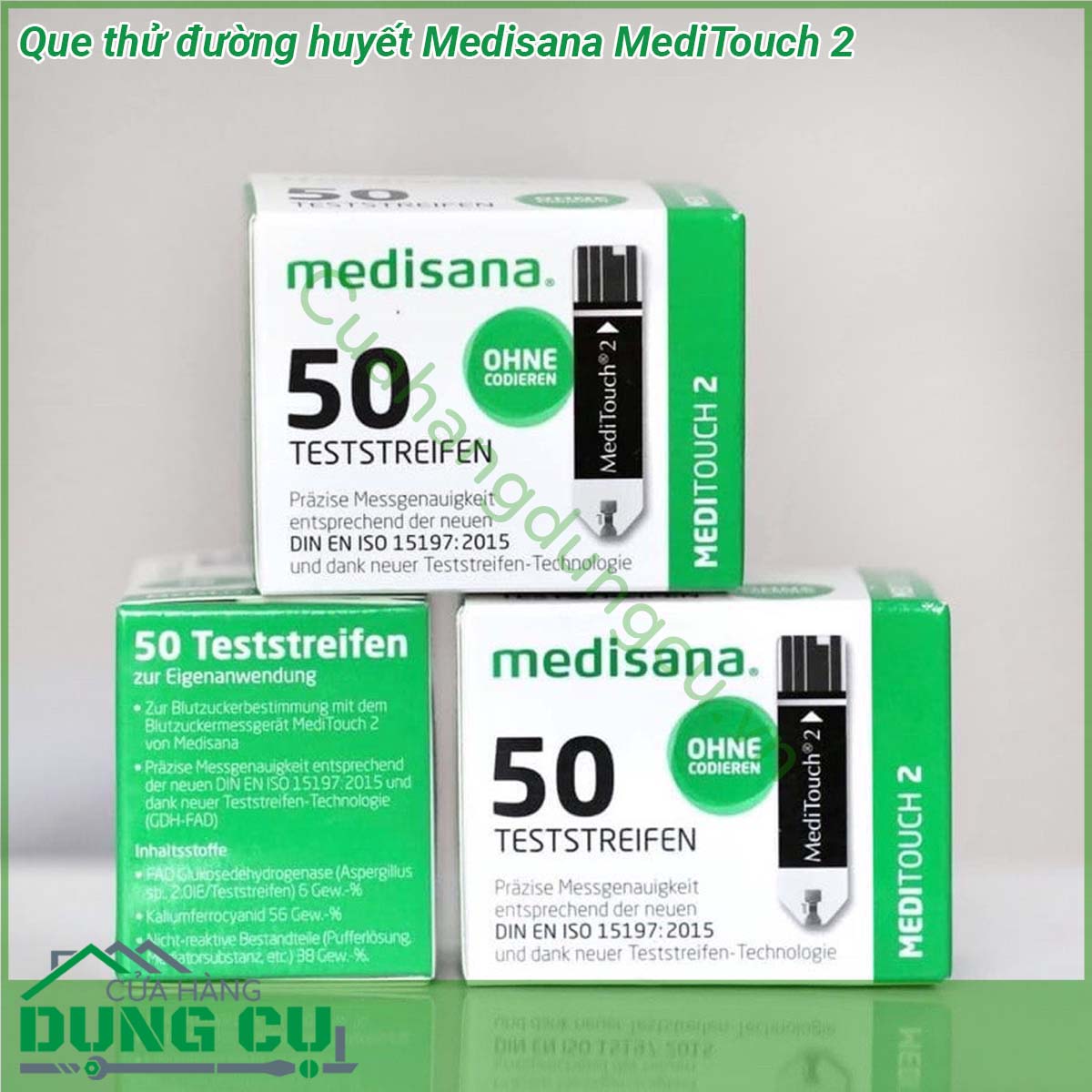 Que Thử Đường Huyết Medisana Meditouch 2