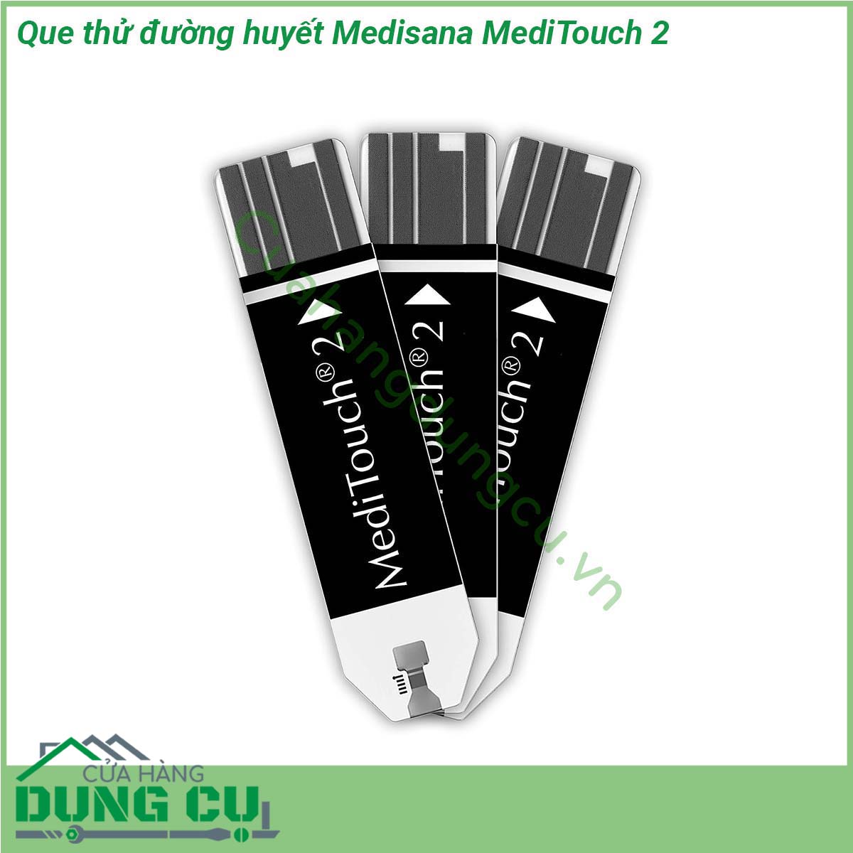 Que thử đường huyết Medisana MediTouch 2 là sản phẩm thiết bị y tế hiện đại thông minh cho phép bạn kiểm soát được lượng đường trong máu là bao nhiêu từ đó đưa ra chế độ ăn uống sinh hoạt khoa học và tốt nhất cho sức khỏe của bạn