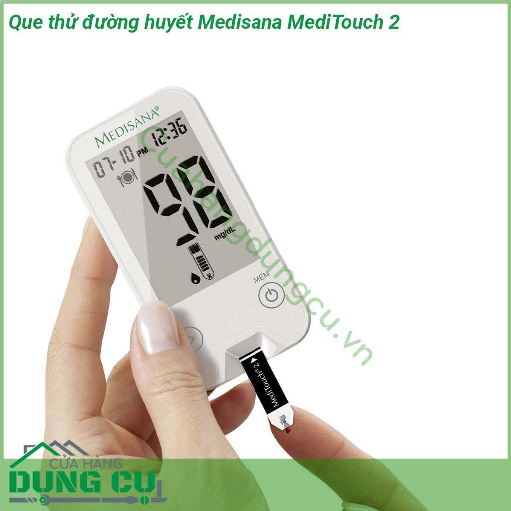 Que thử đường huyết Medisana MediTouch 2