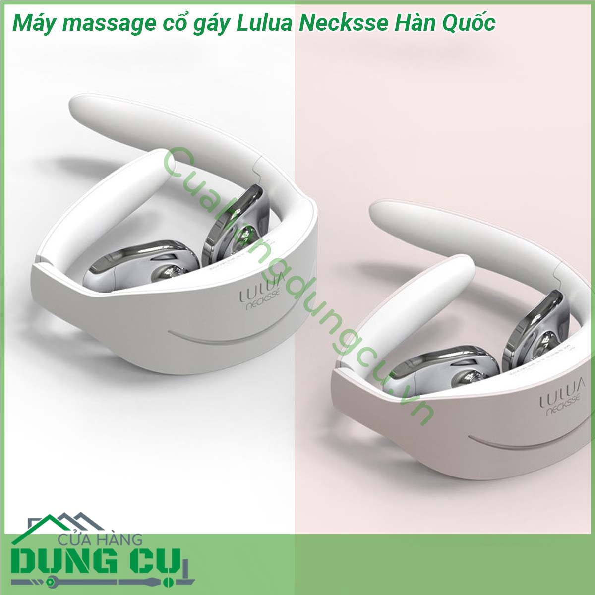 Máy massage cổ Lulua Necksse Hàn Quốc được thiết kế thông minh và có nhiều chức năng bao gồm châm cứu sưởi ấm massage và nhiều chức năng giảm đau mỏi khác Massage xung tần số thấp có thể kích thích cơ bắp và dây thần kinh trong khi chức năng nén nóng có thể tăng tốc lưu thông máu và giúp phục hồi cổ mệt mỏi  