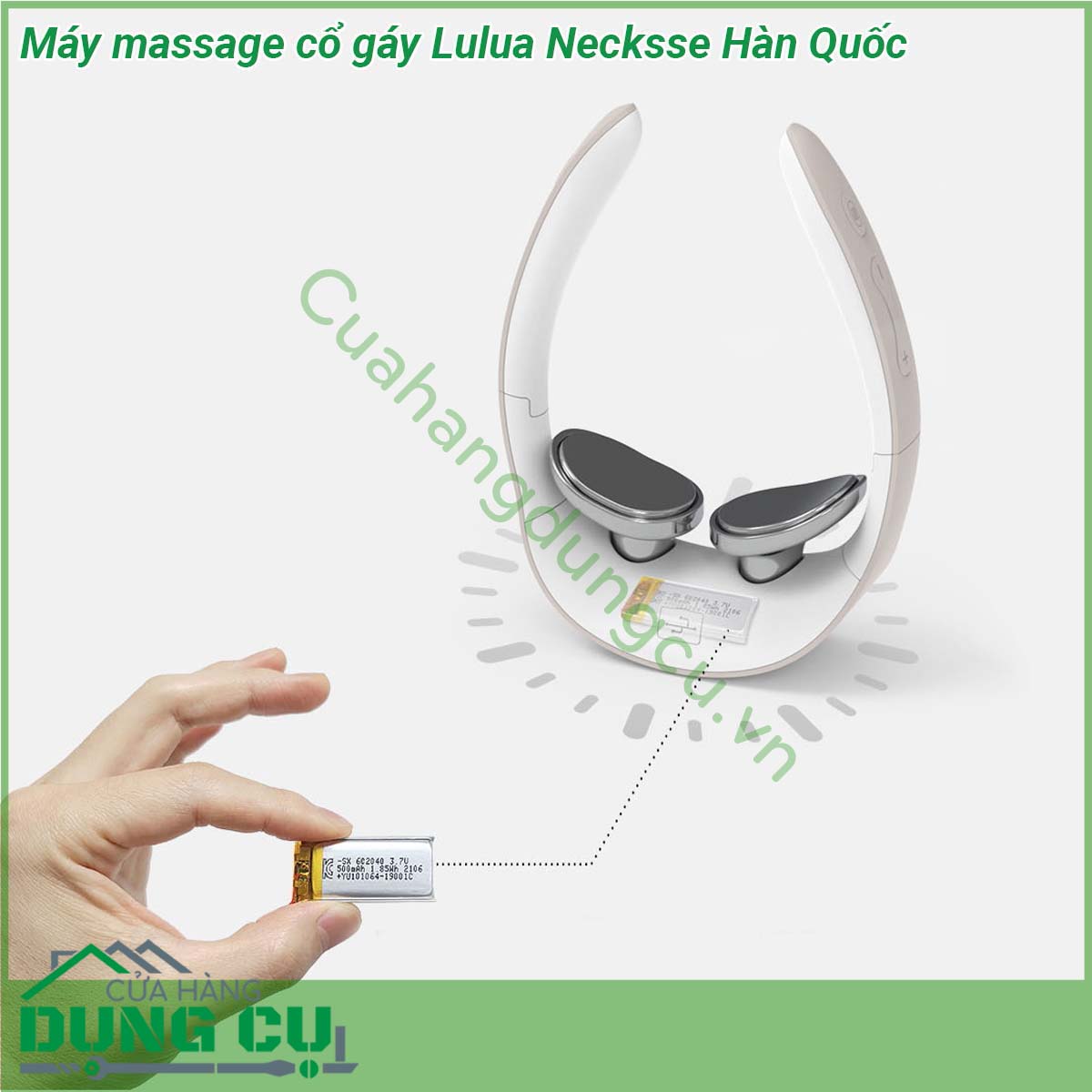 Máy massage cổ Lulua Necksse Hàn Quốc được thiết kế thông minh và có nhiều chức năng bao gồm châm cứu sưởi ấm massage và nhiều chức năng giảm đau mỏi khác Massage xung tần số thấp có thể kích thích cơ bắp và dây thần kinh trong khi chức năng nén nóng có thể tăng tốc lưu thông máu và giúp phục hồi cổ mệt mỏi  