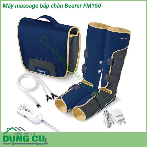 Máy massage bắp chân Beurer FM150 sở hữu kiểu dáng gọn gàng giúp người dùng có thể dễ dàng sử dụng ở mọi nơi như phòng khách  phòng ngủ hay phòng làm việc  Dây đai Velcro cho phép người sử dụng linh hoạt hơn trong việc điều chỉnh mức nén của thiết bị sao cho vừa vặn nhất với kích cỡ chân của mình