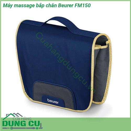 Máy massage bắp chân Beurer FM150 sở hữu kiểu dáng gọn gàng giúp người dùng có thể dễ dàng sử dụng ở mọi nơi như phòng khách  phòng ngủ hay phòng làm việc  Dây đai Velcro cho phép người sử dụng linh hoạt hơn trong việc điều chỉnh mức nén của thiết bị sao cho vừa vặn nhất với kích cỡ chân của mình