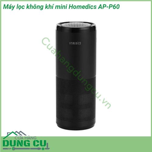 Máy lọc không khí mini Homedics AP-P60 thiết kế đẹp mắt vừa lọc sạch không khí hiệu quả vừa làm điểm nhấn trang trí cho không gian của bạn  Máy lọc không khí mini Homedics AP-P60 có kích thước phù hợp với giá đựng cốc tiêu chuẩn trên ô tô phù hợp sử dụng khi đang di chuyển Kích thước máy lọc không khí AP-P60 nhỏ gọn phù hợp đặt trên khay cốc nước hầu hết các loại xế hộp