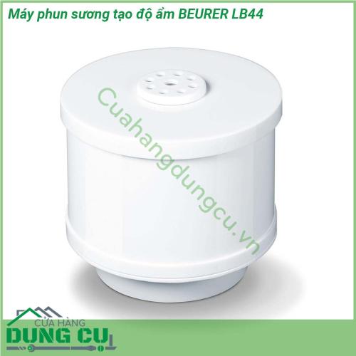 Máy phun sương tạo độ ẩm BEURER LB44 có kiểu dáng rất sang trọng với màu trắng hiện đại giúp bạn có thể đặt nó ở bất cứ đâu mà không sợ làm xấu đi không gian của mình Khoang chứa nước thiết kế với màu trong suốt giúp bạn dễ dàng quan sát để chế thêm nước khi cần tránh bị gián đoạn hoạt động  Núm xoay giúp bạn dễ dàng vận hành sản phẩm Phần nắp máy làm bằng inox hạn chế bám bẩn và dễ làm sạch Thiết kế nhỏ gọn của sản phẩm không làm tốn quá nhiều diện tích không gian của bạn