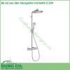 Bộ vòi sen tắm Hansgrohe Crometta S 240 gồm một sen tay 1 bát sen trần 1 dây cấp nước 1 bộ điều chỉnh nhiệt độ 1 thanh trượt  Sản phẩm được làm từ chất liệu đồng không có chì nên an toàn khi sử dụng và dễ dàng làm sạch các lỗ nước bằng silicon Các đầu vòi làm bàng Silicon đặc biệt giúp dễ lau chùi và chống bám bẩn trên thiết bị vệ sinh BOLTIC LEVER LOCK tay nắm được khóa chặt hơn tránh tình trạng nhỏ nước