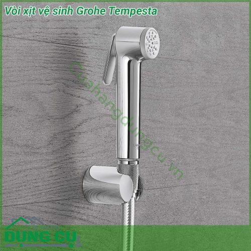 Vòi xịt vệ sinh Grohe Tempesta được thiết kế với kiểu dáng sang trọng hiện đại cùng với những tính năng vượt trội mang lại sự tiện dụng và bền bỉ cho khách hàng trong quá trình sử dụng sản phẩm  Dùng với bồn cầu nhà tắm phòng vệ sinh gia đình khách sạn resort