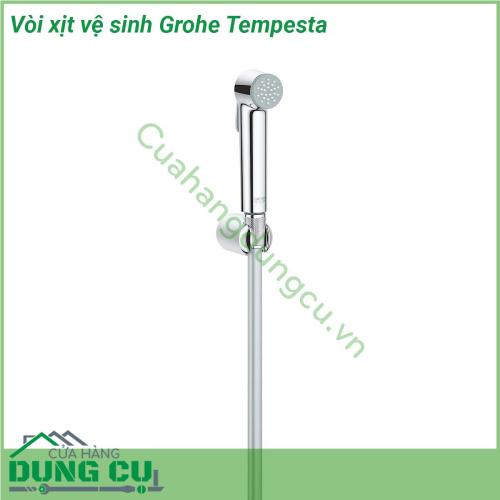 Vòi xịt vệ sinh Grohe Tempesta được thiết kế với kiểu dáng sang trọng hiện đại cùng với những tính năng vượt trội mang lại sự tiện dụng và bền bỉ cho khách hàng trong quá trình sử dụng sản phẩm  Dùng với bồn cầu nhà tắm phòng vệ sinh gia đình khách sạn resort