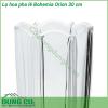 Lọ hoa pha lê Bohemia Orion 30 cm làm bằng pha lê cao cấp của Tiệp Khắc có độ sáng bóng hoàn hảo và độ cứng vượt trội có khả năng chống vỡ chống trầy xước và không bị ngả màu theo thời gian Lọ hoa có thiết kế mạng nhện vui tươi Nó trông thanh lịch và làm sáng lên bất kỳ nội thất nào Nó có hình dạng của một bông hoa khép kín Với chiều cao 300mm nó phù hợp với những bó hoa và đồ trang trí nhỏ hơn  