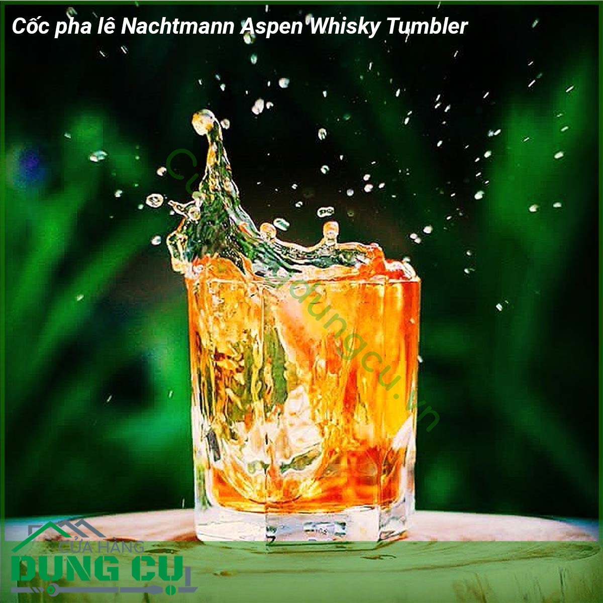 Cốc pha lê Nachtmann Aspen Whisky Tumbler set 4 với chất liệu là pha lê không chì đảm bảo sức khoẻ tuổi thọ cực cao cầm nặng tay và sử dụng công nghệ chống vỡ xước và rạn nứt hiệu quả  Những chiếc cốc pha lê này hoàn hảo cho các loại rượu whisky hảo hạng cocktail nước trái cây và nước ngọt