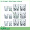 Bộ 12 cốc pha lê Nachtmann Noblesse nhẹ bền có khả năng chịu lực tốt màu sắc và độ sáng bóng không bị mai một với thời gian Nachtmann Noblesse được sản xuất 100 tại Đức Có khả năng chịu nhiệt lên tới 65 độ C và có thể vệ sinh an toàn bằng máy rửa bát  không làm suy giảm chất lượng thủy tinh sau nhiều lần rửa