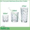 Bộ 18 cốc pha lê Nachtmann Bossa Nova Tumbler kiểu dáng hiện đại tinh tế sang trọng độc đáo Được tạo ra bởi những nhà thiết kế xuất sắc  Bộ 18 cốc pha lê Nachtmann Bossa Nova được chế tác với nghệ thuật thổi thủ công truyền thống nổi tiếng của Đức Các công đoạn chế tác như ép thổi cắt đánh bóng được tiến hành cầu kỳ tỷ mỉ đạt tới tiêu chuẩn hoàn hảo nhất