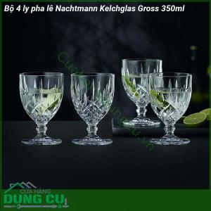 Bộ 4 ly pha lê Nachtmann Kelchglas Gross 350ml