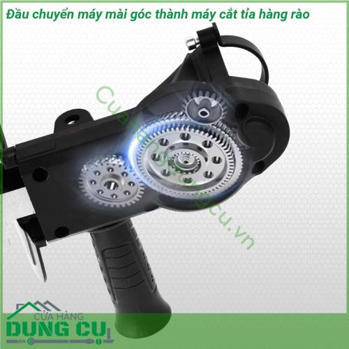 Đầu chuyển máy mài góc thành máy cắt tỉa hàng rào