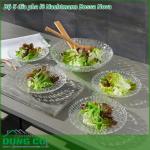 Bộ 5 đĩa pha lê Nachtmann Bossa Nova