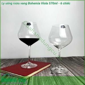 Ly uống rượu vang Bohemia Viola 570ml - 6 chiếc