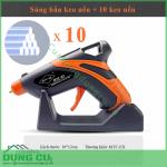 Súng bắn keo nến dùng pin MTC-EX 7mm có đế sạc (Còn 1 sp)