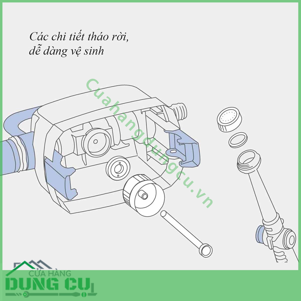 Bộ dụng cụ pha loãng phân bón dạng lỏng Takagi GHZ101N41