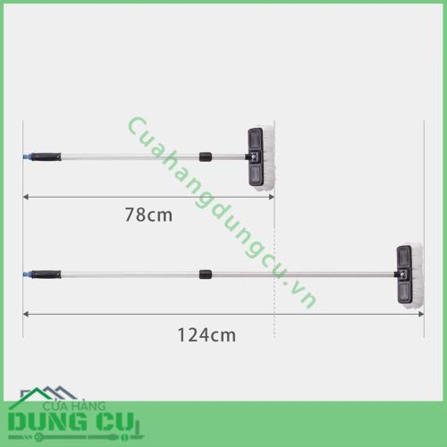 Chổi rửa xe ô tô thay đổi chiều dài 78-124 cm Takagi G271