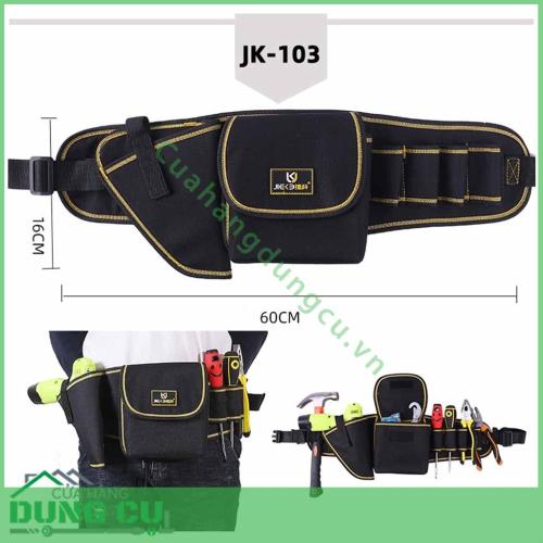 Túi đựng dụng cụ đeo hông JK-103 có ngăn đựng máy khoan