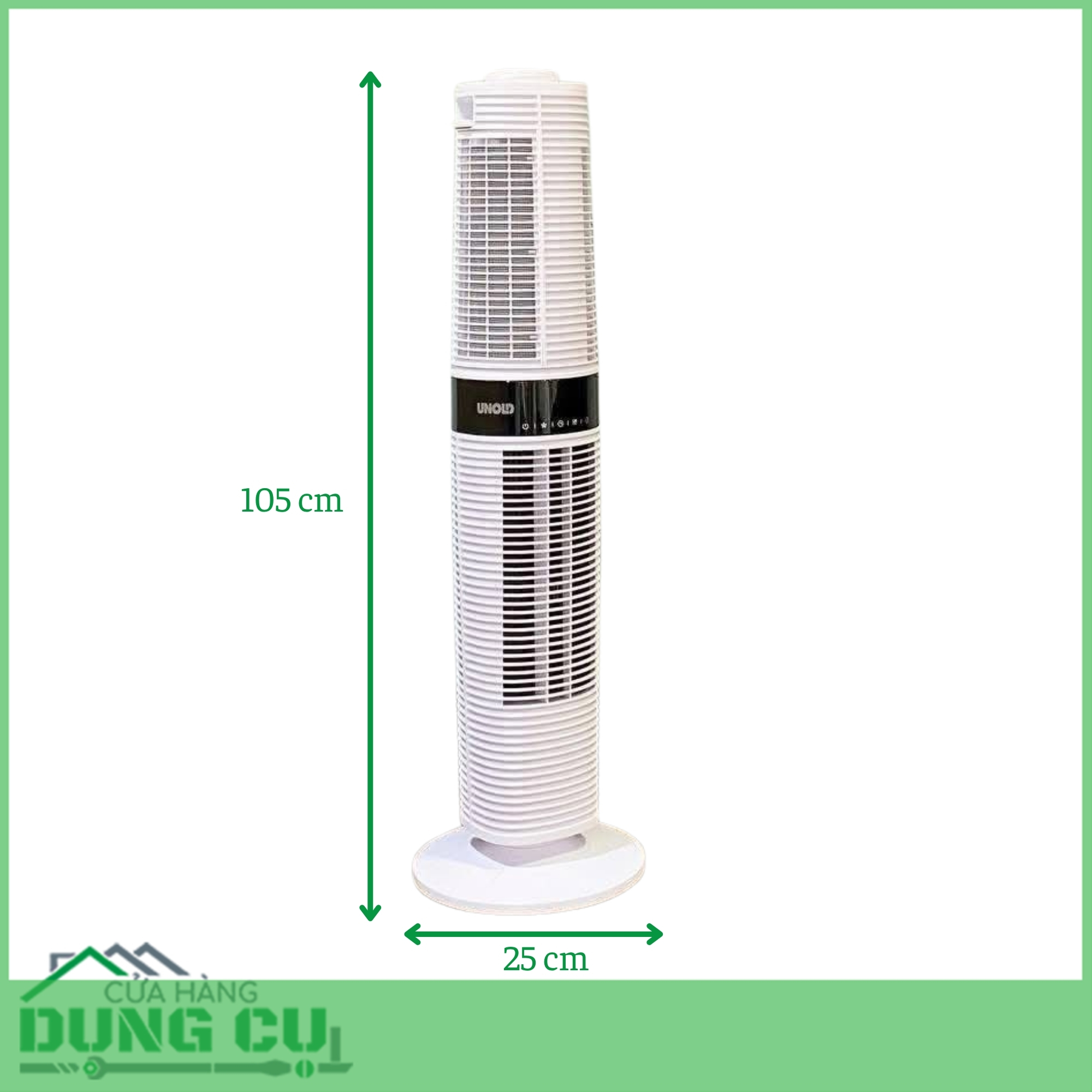 Quạt Tháp Xoay 360° Unold Super Air Smart 360 (D‑68766)