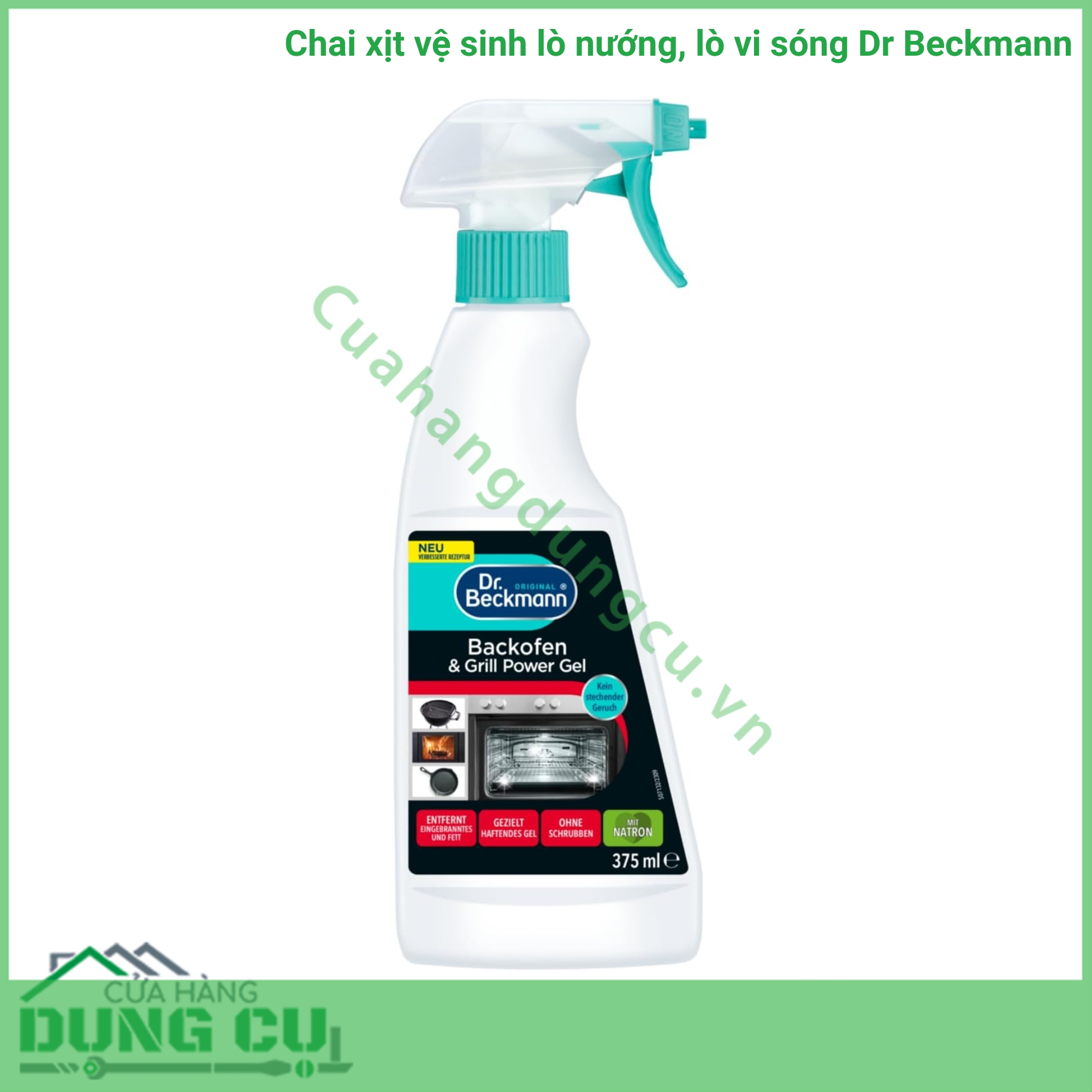 Chai xịt vệ sinh lò nướng lò vi sóng Dr Beckmann