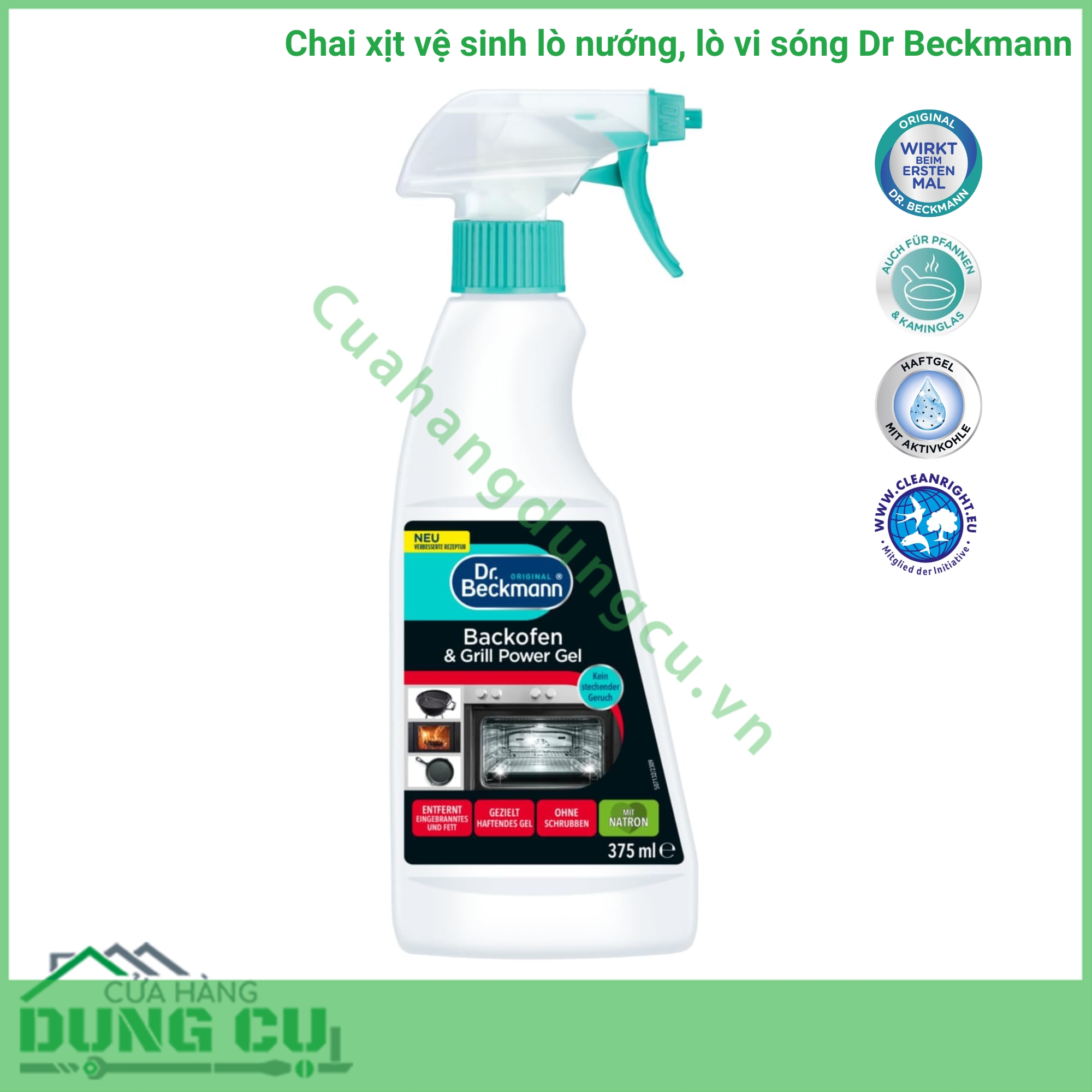 Chai xịt vệ sinh lò nướng lò vi sóng Dr Beckmann