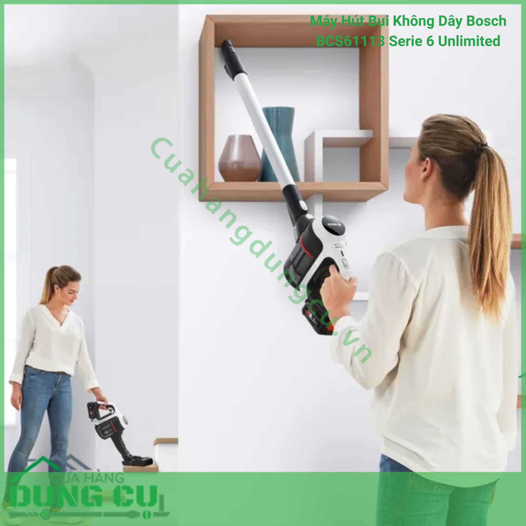 Máy Hút Bụi Không Dây Bosch BCS61113 Serie 6 Unlimited