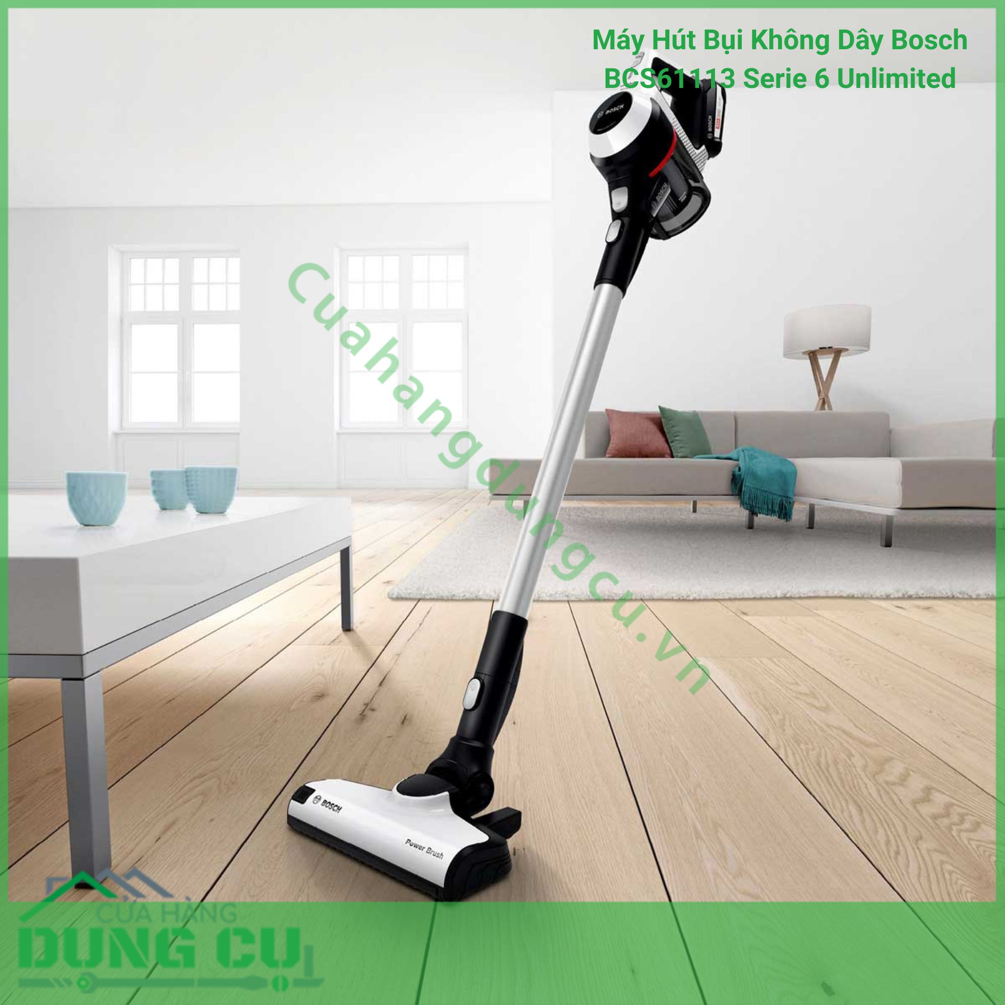 Máy Hút Bụi Không Dây Bosch BCS61113 Serie 6 Unlimited
